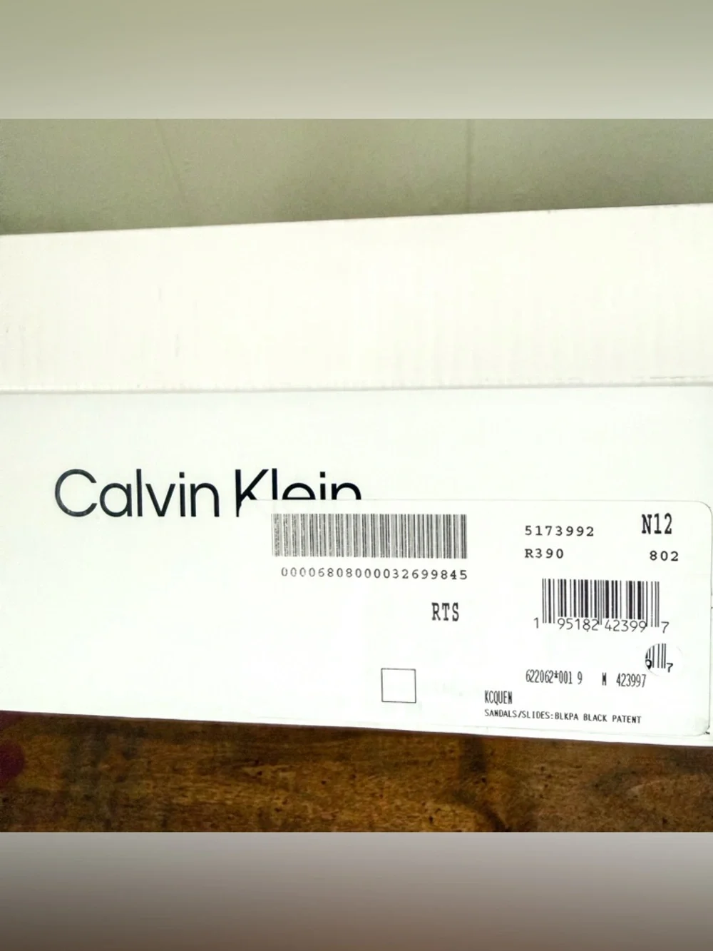 NWT Calvin Klein Quen Ankle Strap Block Heel Sandal - Picture 8 of 8